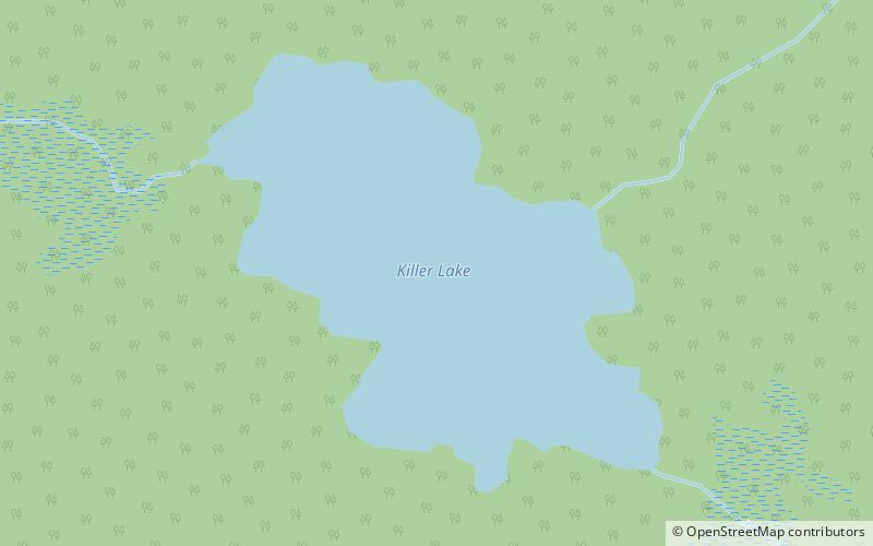 killer lake location map