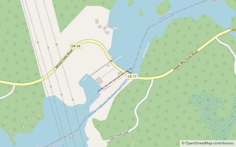 Big Chute Marine Railway location map
