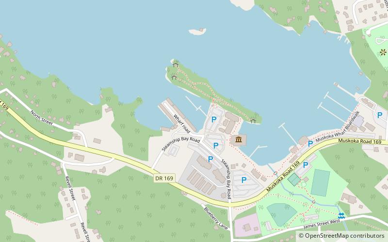 muskoka wharf gravenhurst location map