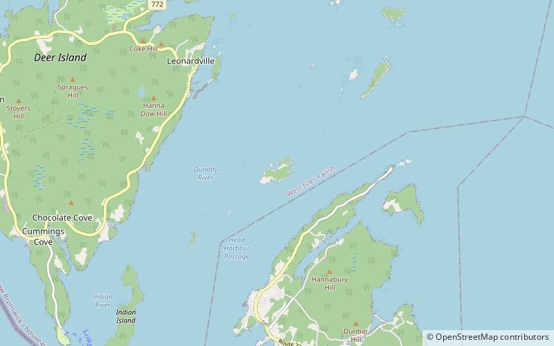 casco bay island saint andrews new brunswick location map