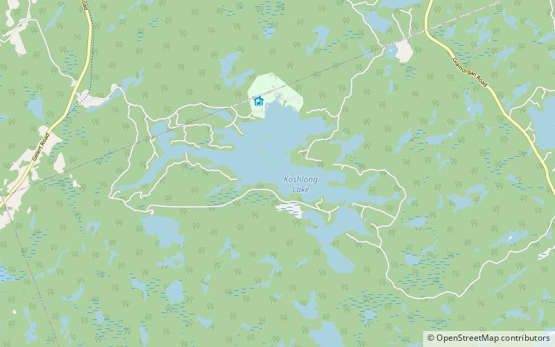 Koshlong Lake location map