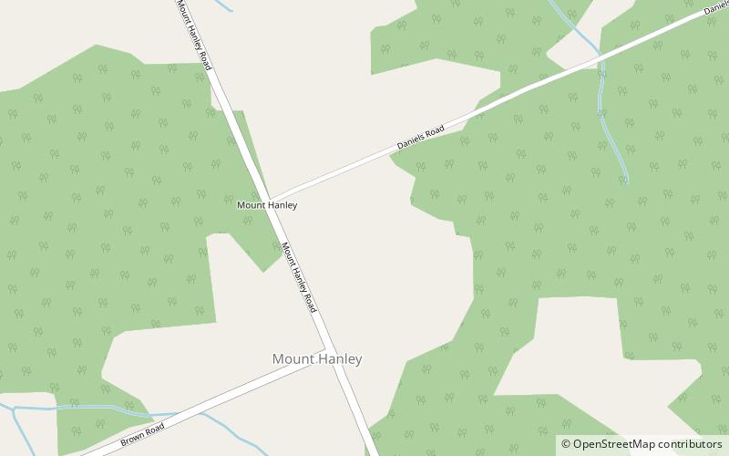 Mount Hanley Schoolhouse Museum location map