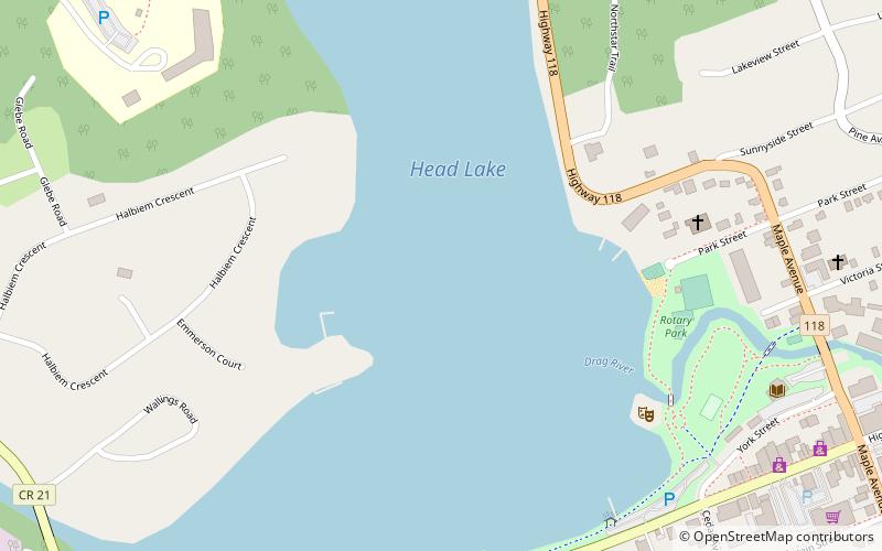 Head Lake location map