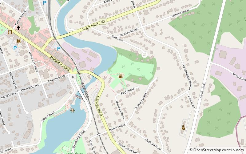 woodchester villa bracebridge location map