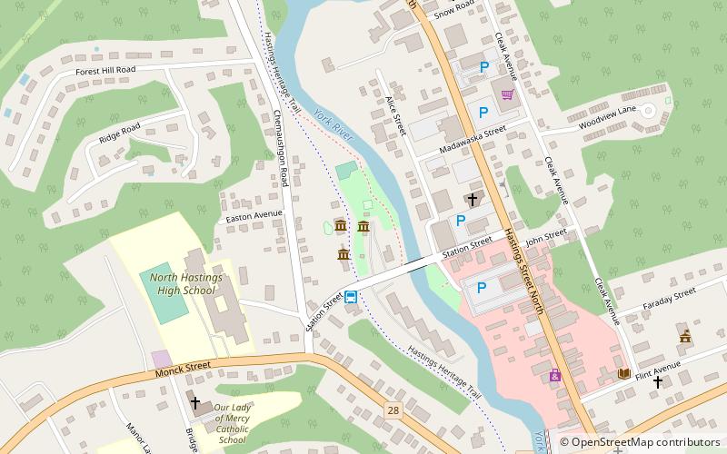 Bancroft - North Hastings Heritage Museum location map