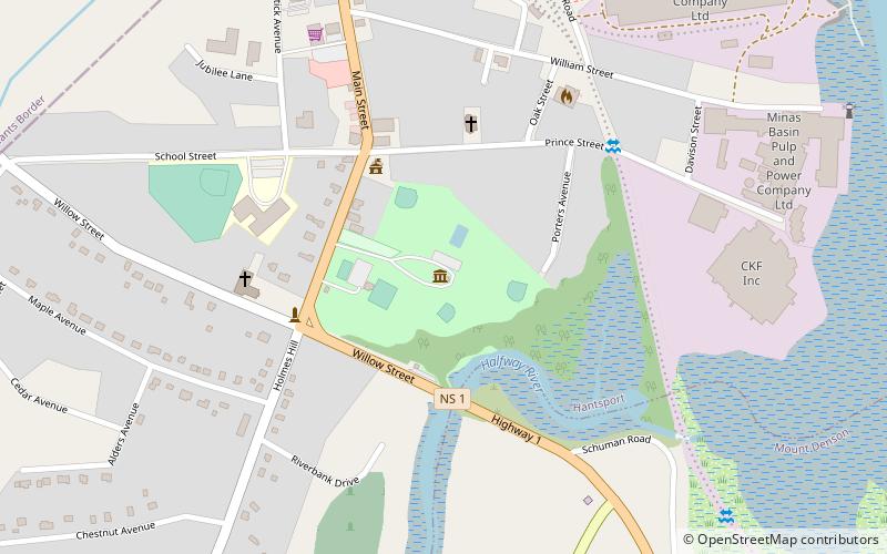 Churchill House location map