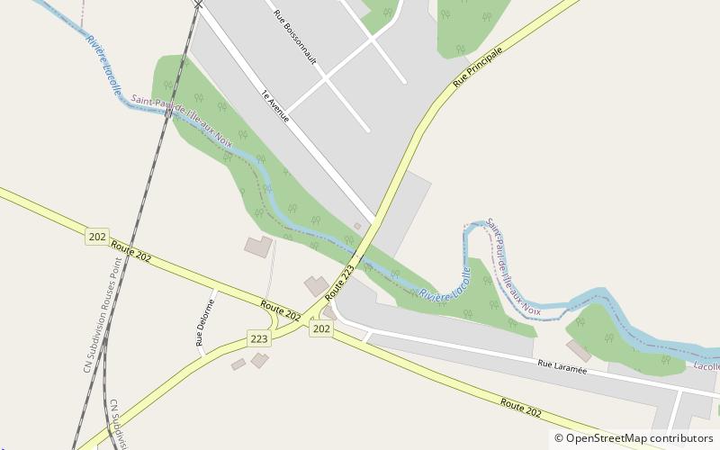 Blockhaus de la Rivière-Lacolle location map
