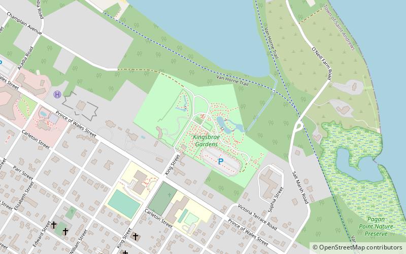Kingsbrae Garden location map