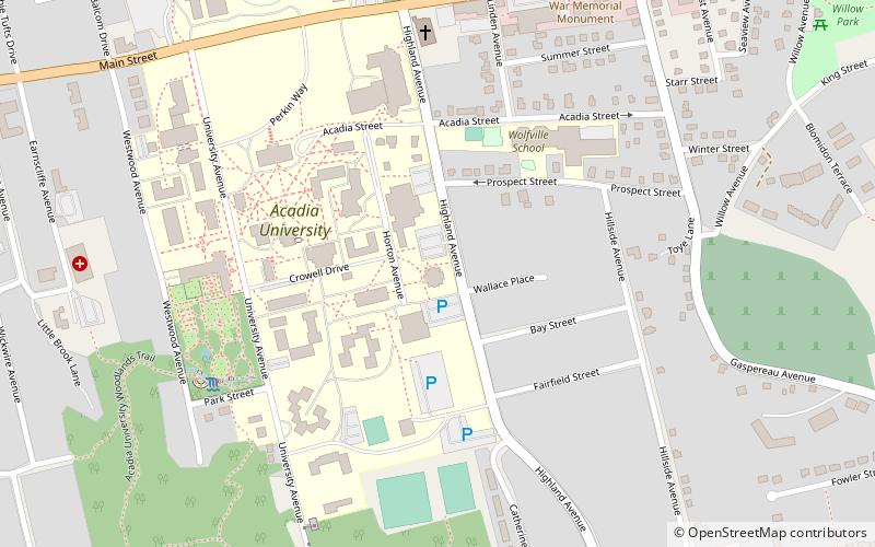 Acadia Divinity College location map
