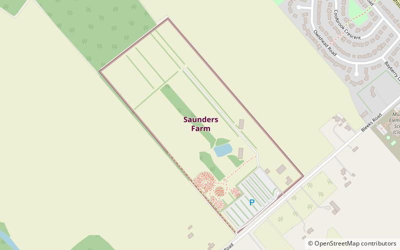 Saunders Farm location map