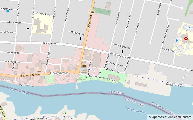 garcelon civic center saint stephen location map