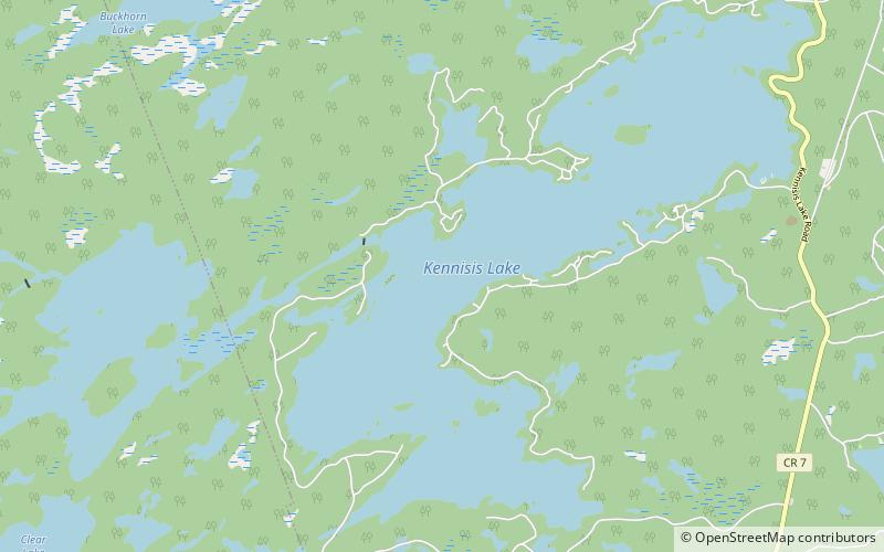 Kennisis Lake location map