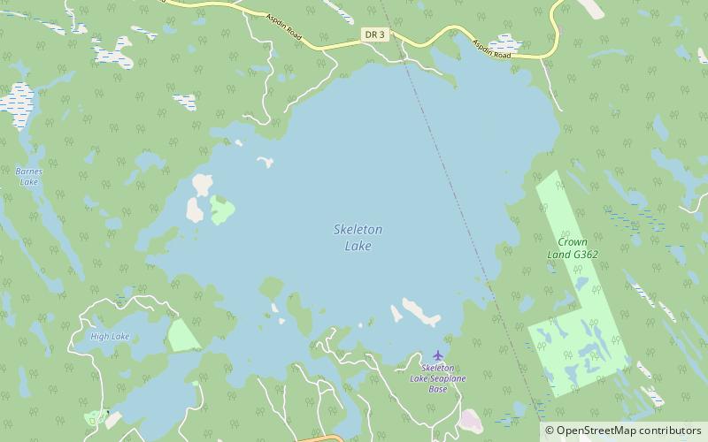 Skeleton Lake location map
