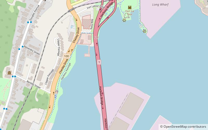 Saint John Harbour Bridge location map