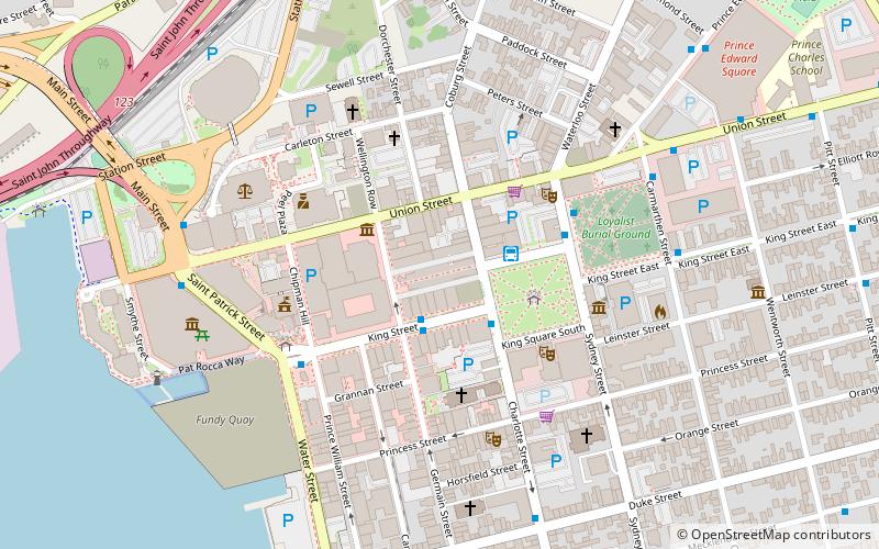 Saint John City Market location map
