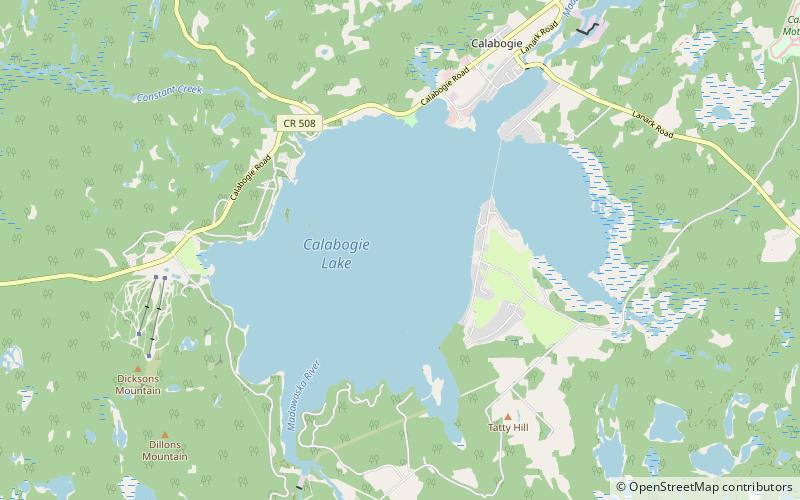 Calabogie Lake location map