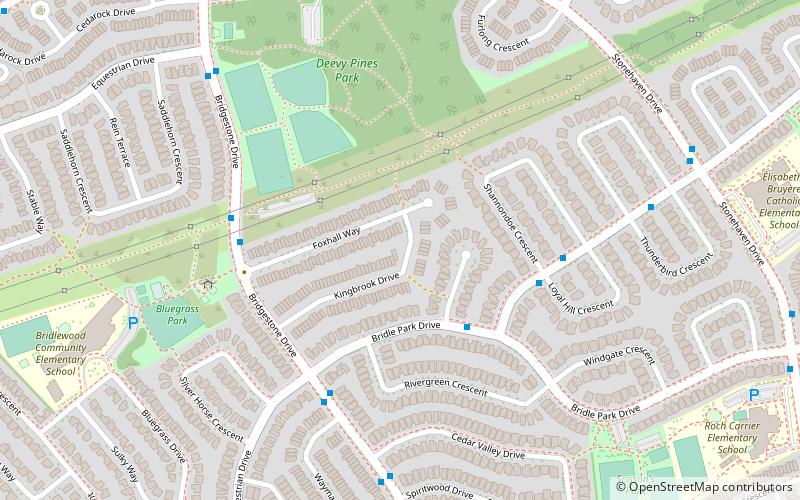 Bridlewood location map