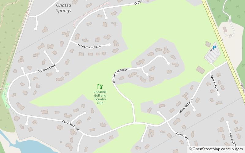 Cedarhill Estate location map