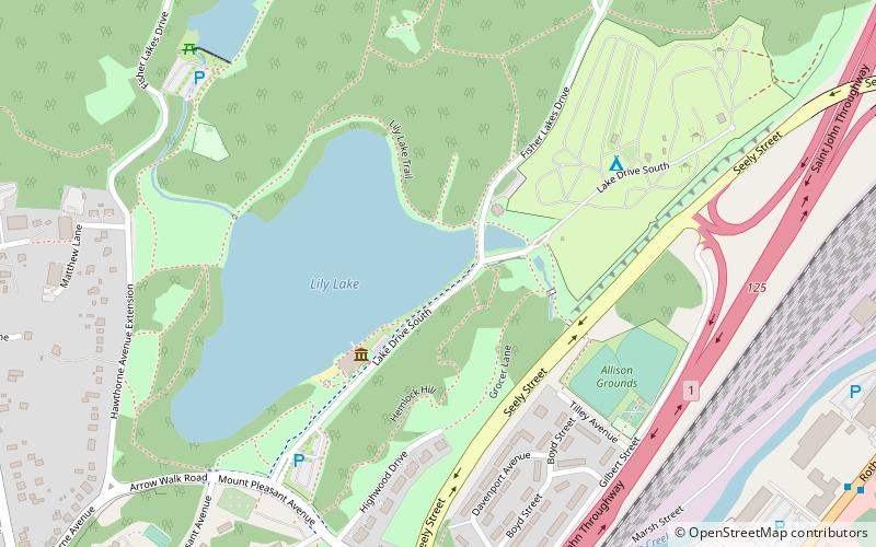 Rockwood Park location map