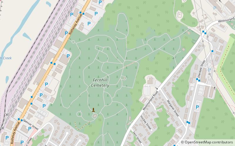 Fernhill Cemetery location map