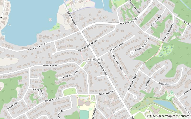 Millidgeville location map