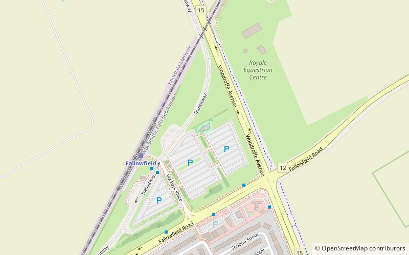 Fallowfield station location map