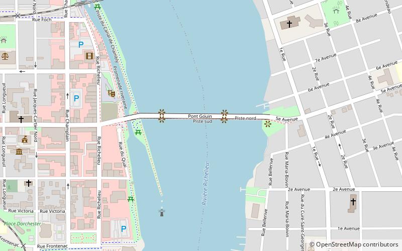 pont gouin saint jean sur richelieu location map