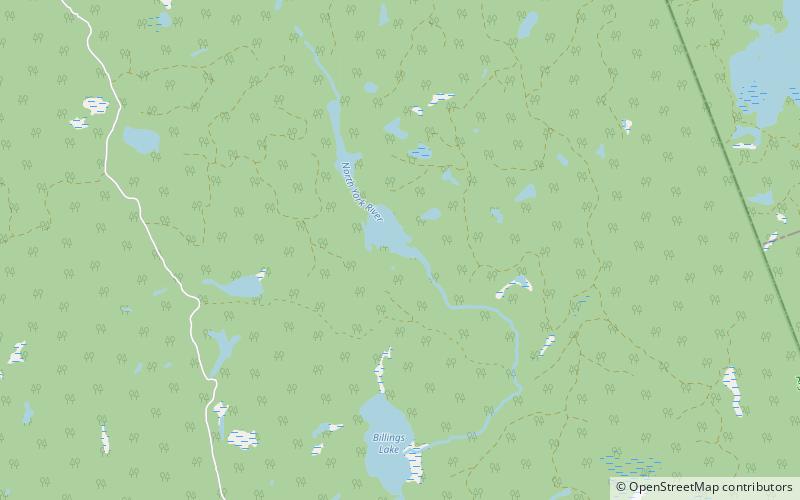 little branch lake parc provincial algonquin location map