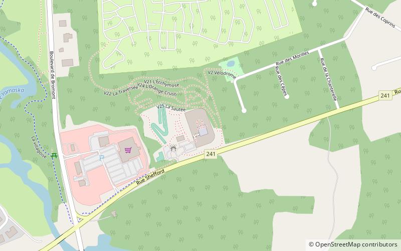bromont velodrome location map