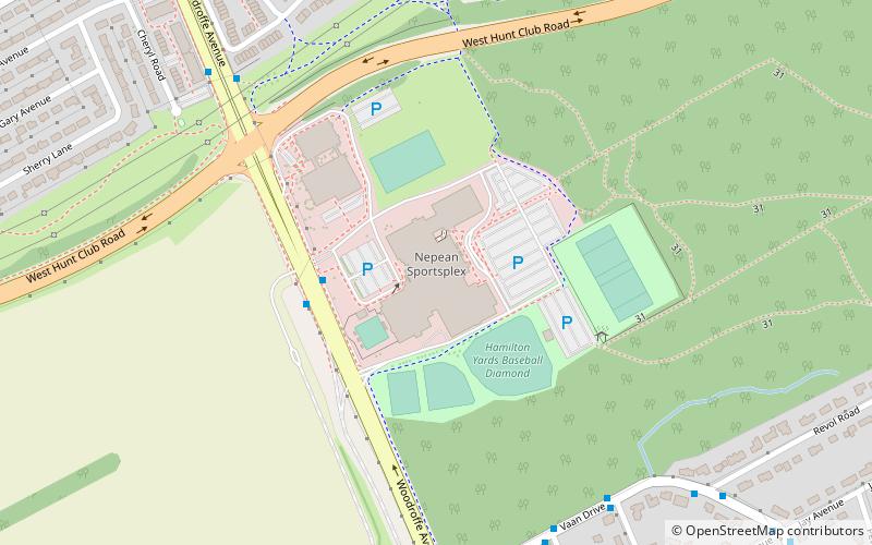 Sportsplex de Nepean location map