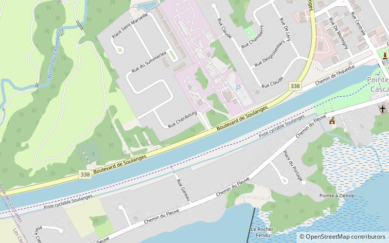 Canal de Soulanges location map