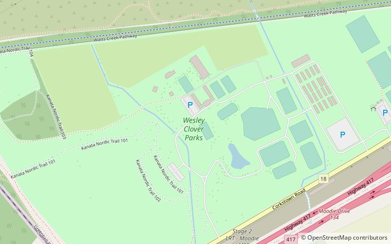 Wesley Clover Parks location map