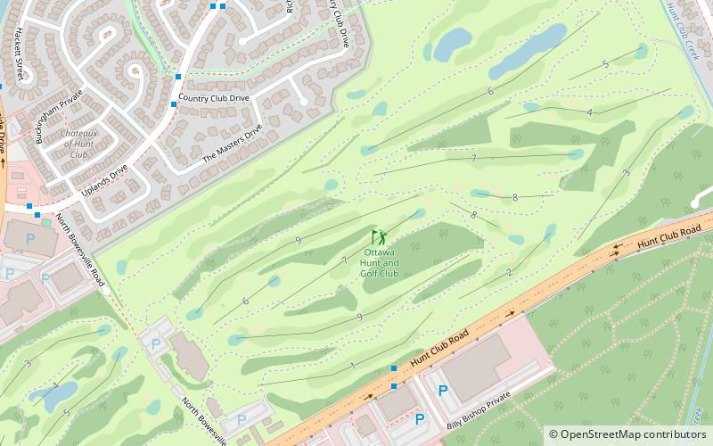 Ottawa Hunt and Golf Club location map