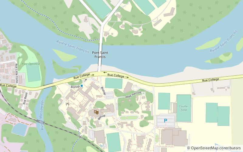 Université Bishop's location map