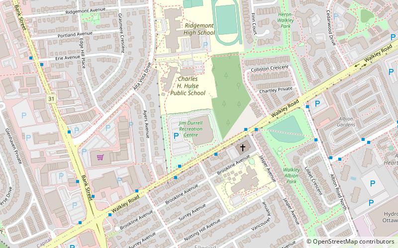Jim Durrell Recreation Centre location map