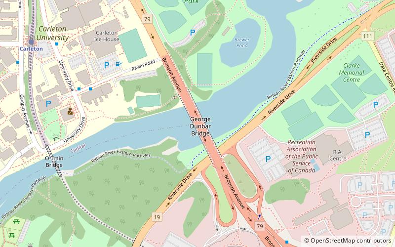 George Dunbar Bridge location map