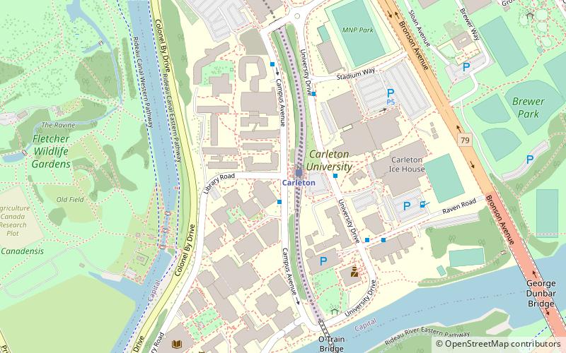 Uniwersytet Carleton location map