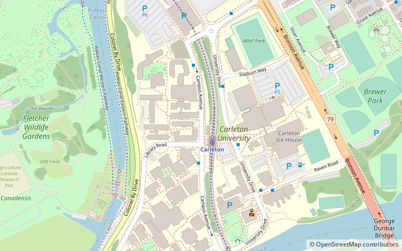 Carleton University Art Gallery location map