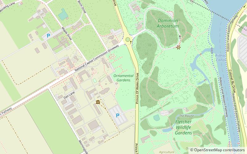 Jardins ornementaux d'Ottawa location map