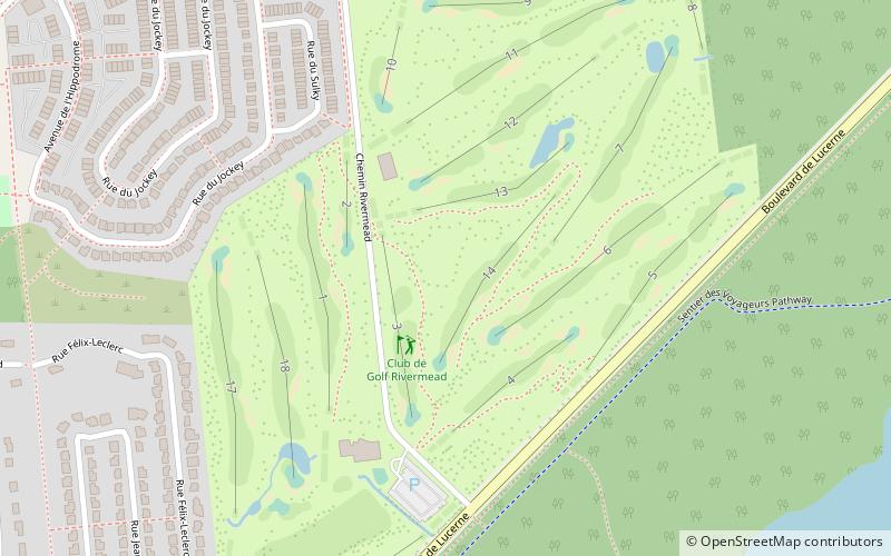 Rivermead Golf Club location map