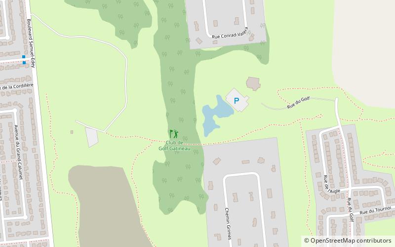 club de golf gatineau location map