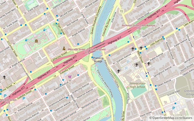 Pretoria Bridge location map
