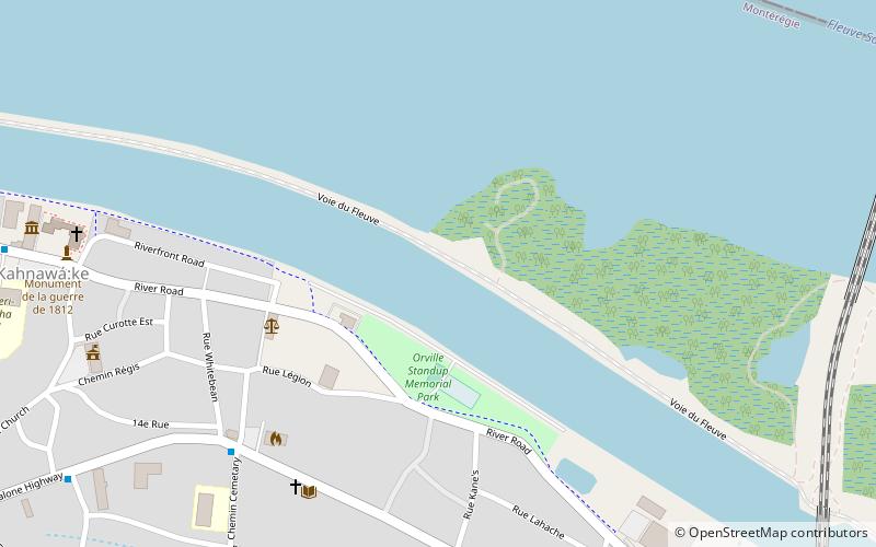 Kahnawake location map