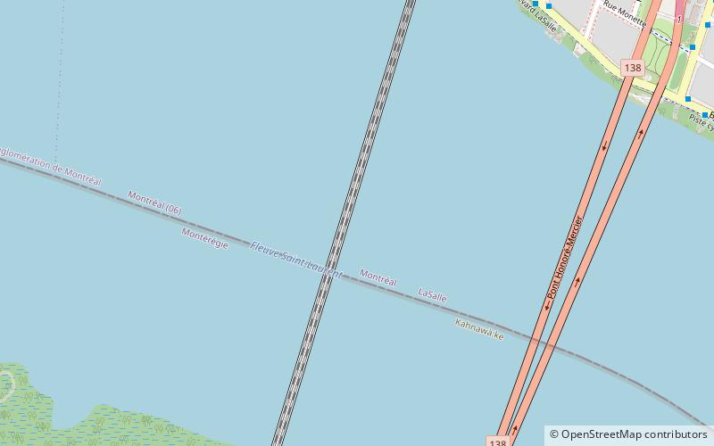 Saint-Laurent Railway Bridge location map