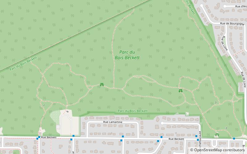 Beckett Woods Park location map