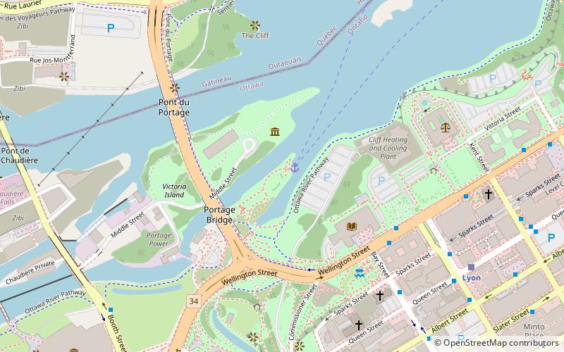 Royal Canadian Navy Monument location map