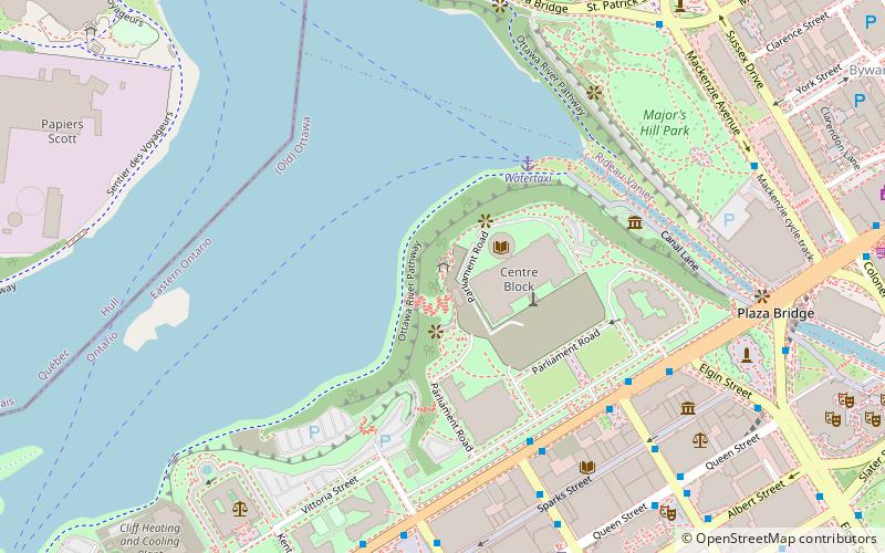 Canadian Police and Peace Officers' Memorial location map