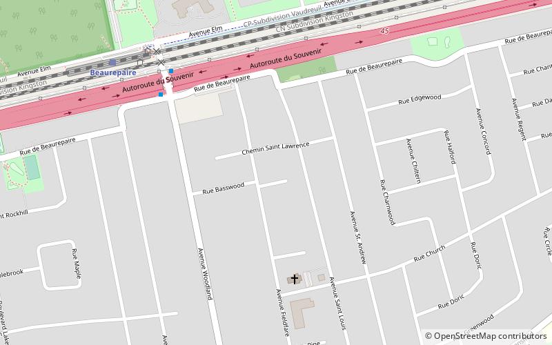 jacques cartier ile dowker location map
