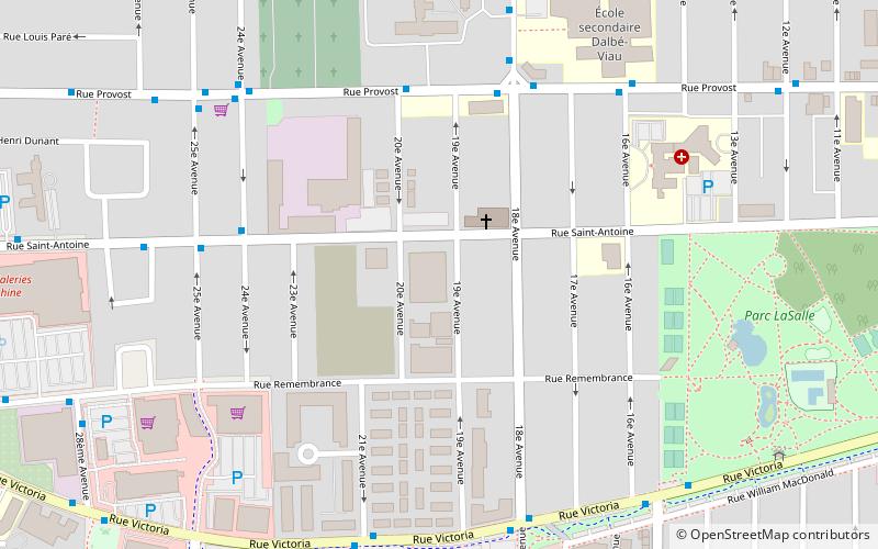 Arena de Lachine location map