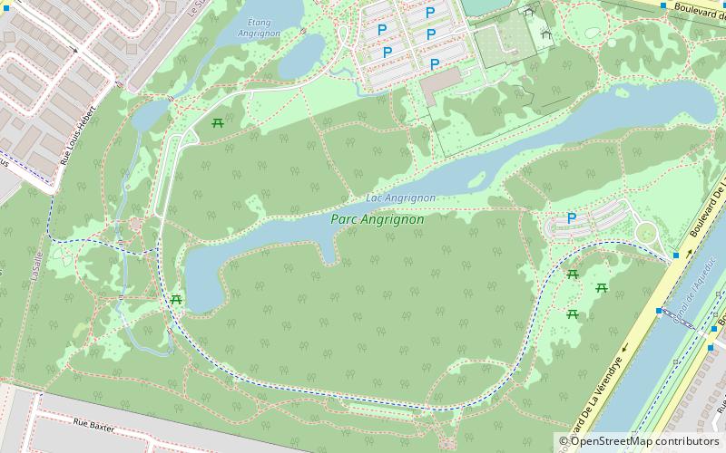 Angrignon Park location map